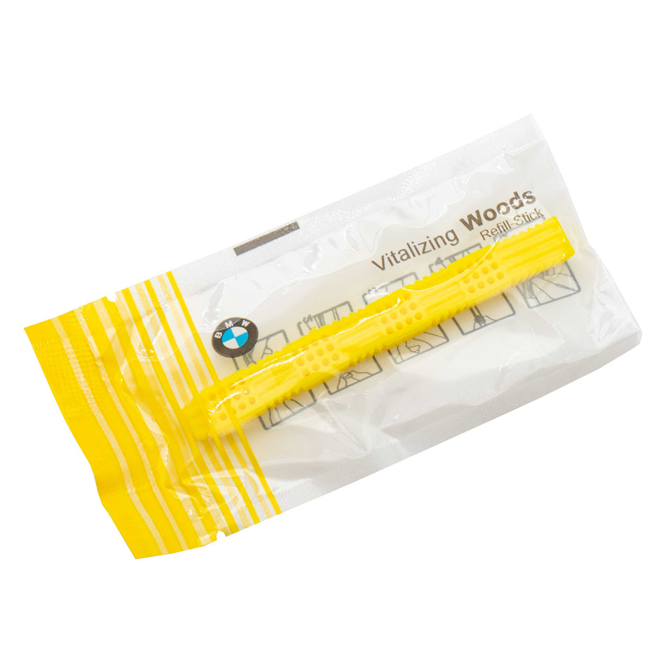 Replacement cartridge for air freshener BMW Vitalizing Woods 83122285677 yellow