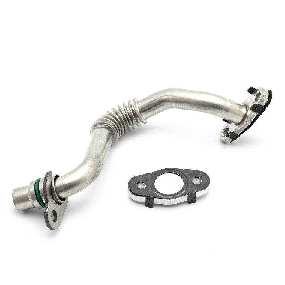 Turbine oil drain pipe Land Rover LR087351 + plug LR044555
