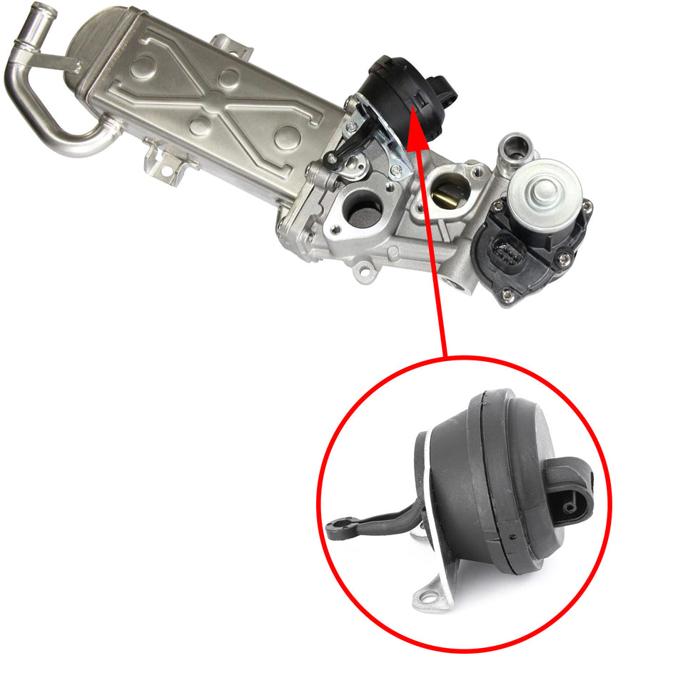 Vacuum radiator actuator of the VAG 1.6TDI, 2.0TDI 03L131512CF EGR system
