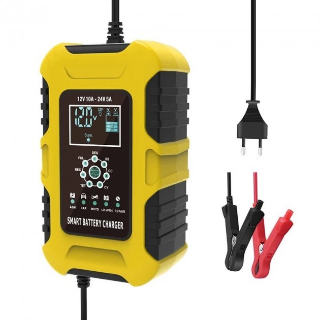 Foxsur car battery charger 12V 10A / 24V 5A