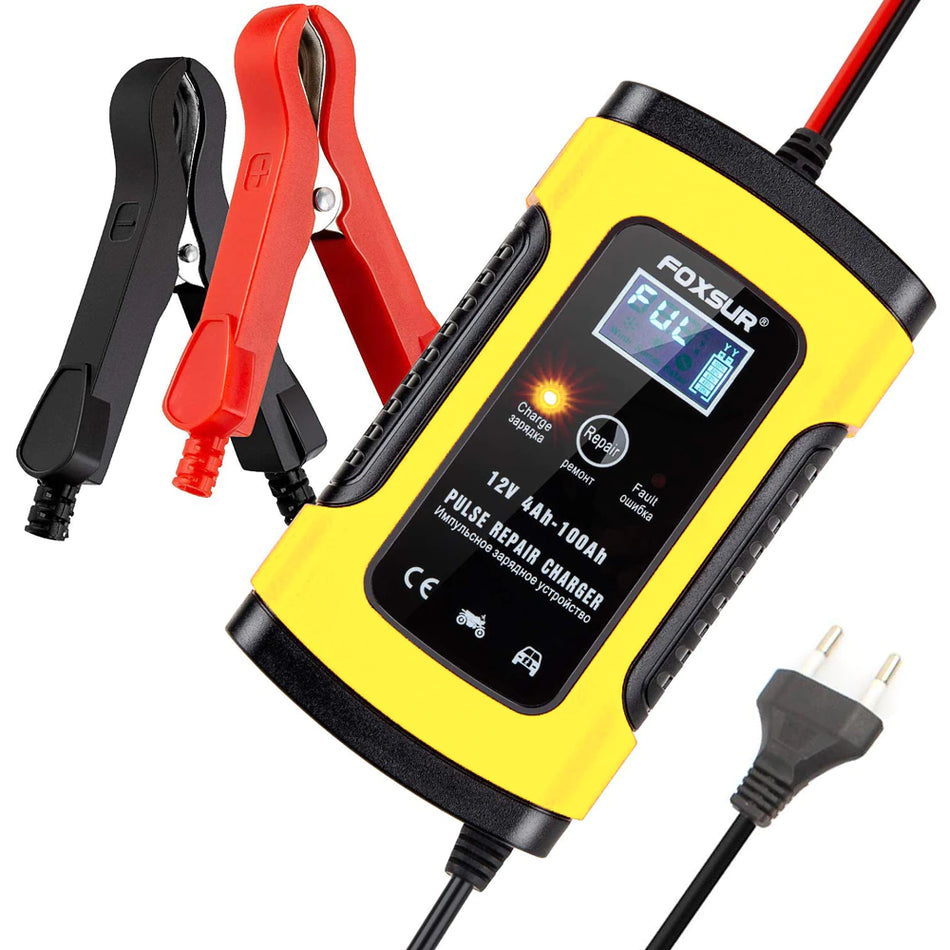 Charger for car battery Foxsur 12V 5A