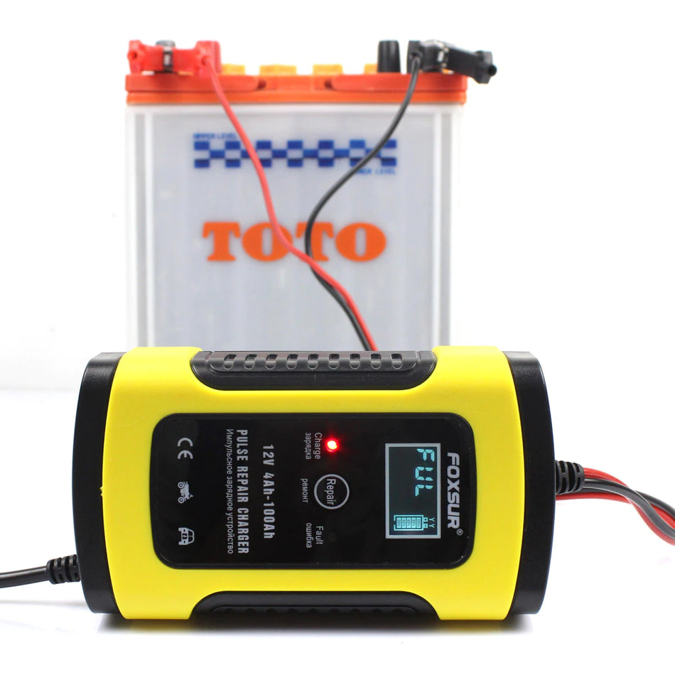 Charger for car battery Foxsur 12V 5A